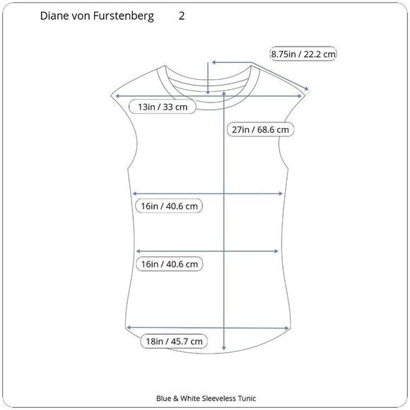 DIANE Von Furstenberg Sleeveless Asymmetrical Hem Silk Top Size 2 - Picture 16 of 16